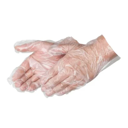 #2600 Duraskin™ guantes desechables de polietileno transparente