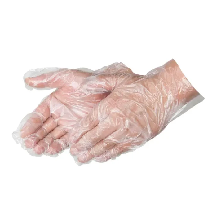 #2600 Duraskin™ guantes desechables de polietileno transparente