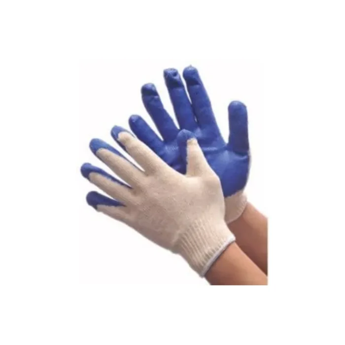 #50-3600C-L GUANTE ALGODON IMPREGNADO LATEX AZUL