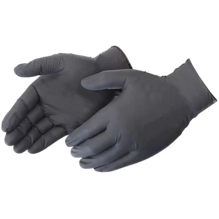 #2015w Duraskin™ guantes desechables de nitrilo negro