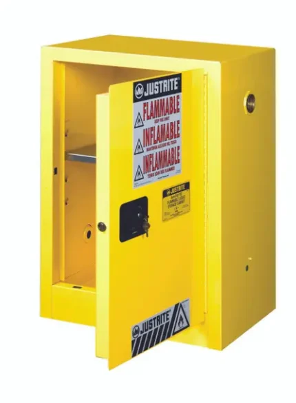 #jtr891200 gabinete amarillo inflamables Justrite 12 gal / 891200